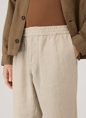 Men S Linen Drawstring Trouser In