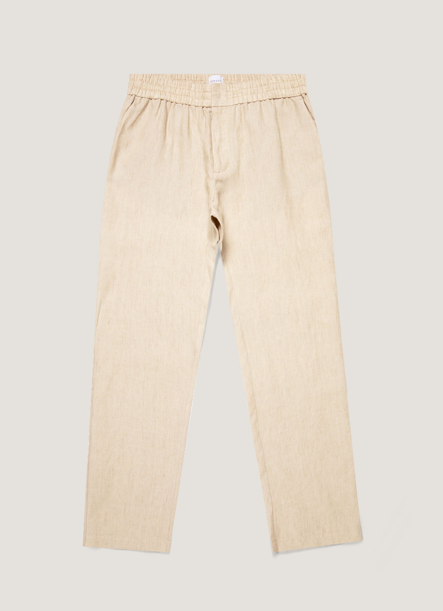 Men S Linen Drawstring Trouser In Light