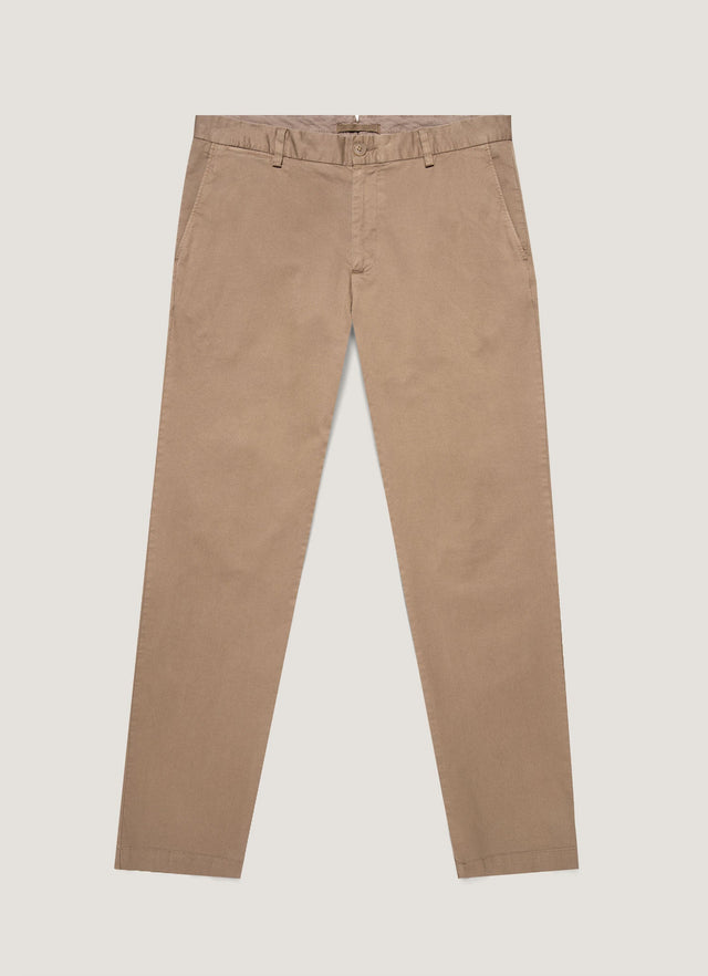 Men's Slim Fit Chino in Dark Stone