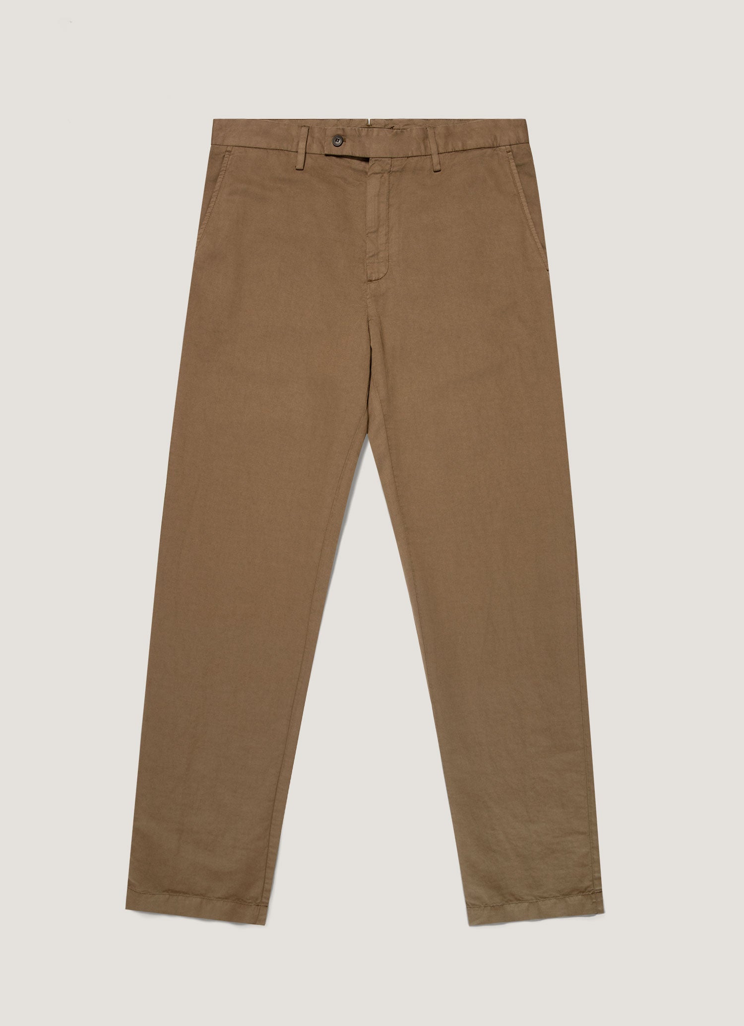 Men S Cotton Linen Trouser In Dark Cedar
