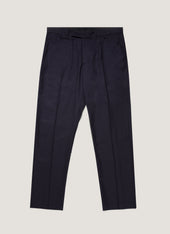 Men's Lightweight Travel Wool Two-Piece Suit in Navy