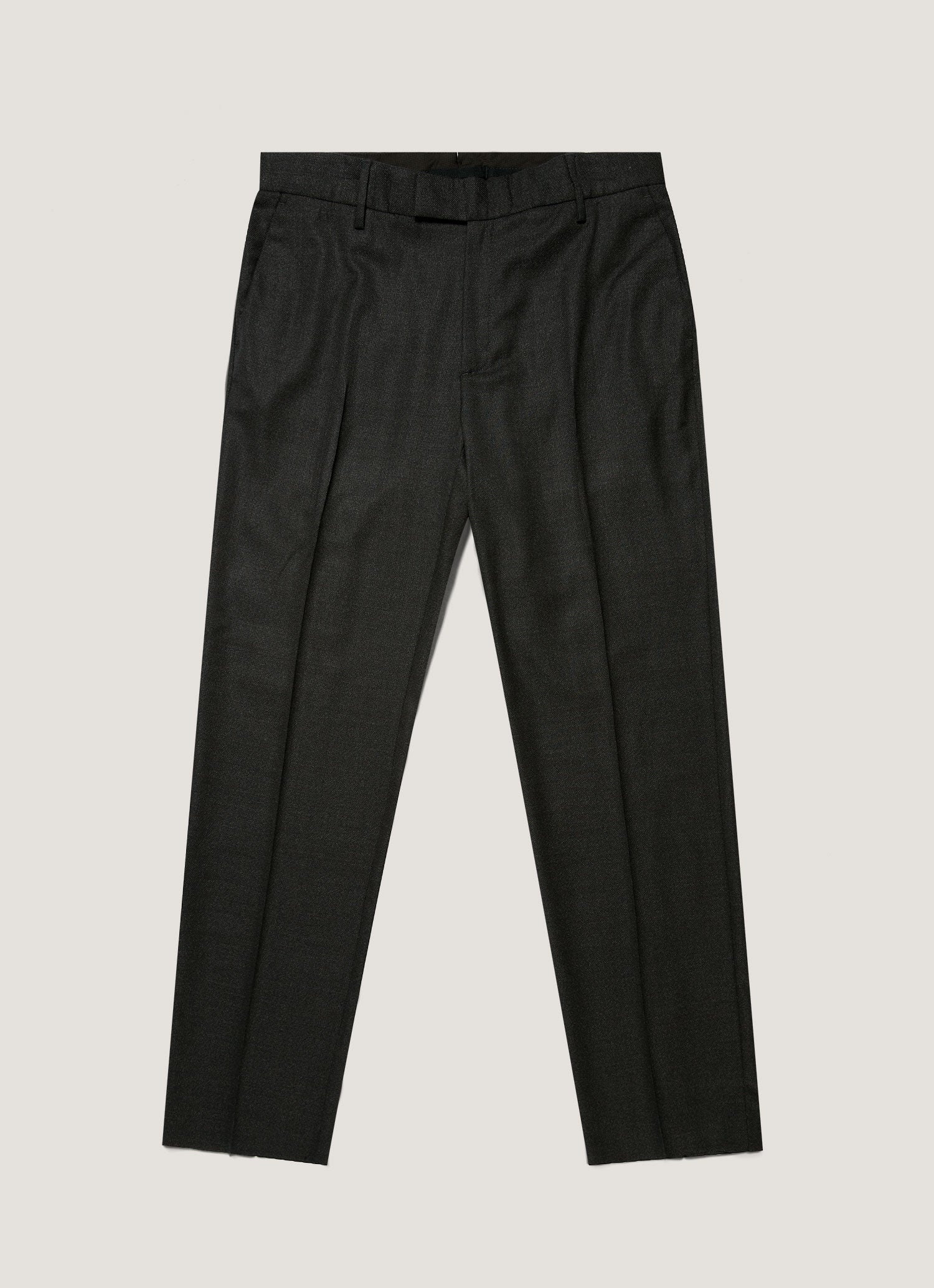Men S Lightweight Travel Wool Trouser In Dark Melange