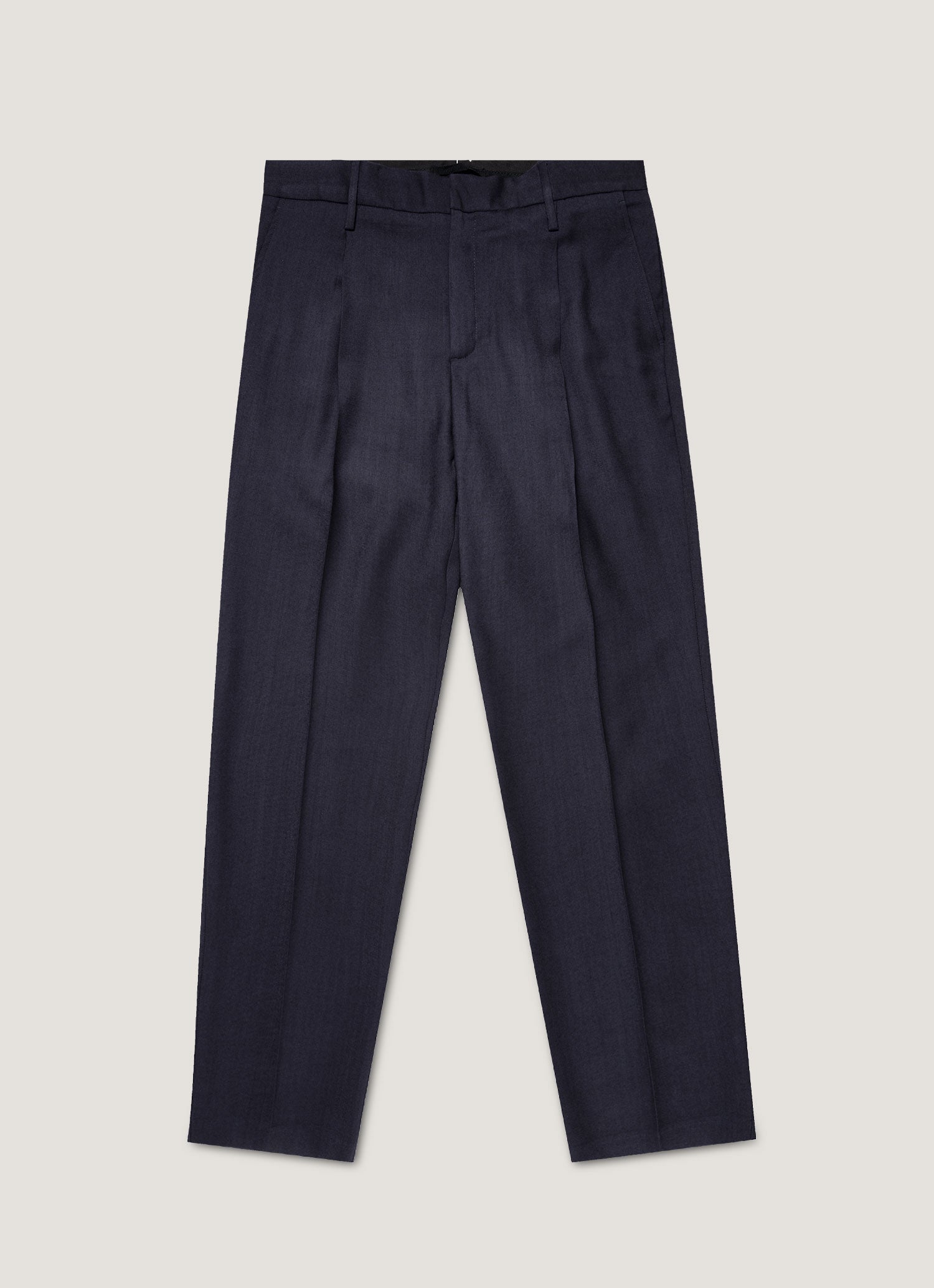 Men S Pleated Wool Twill Trouser In