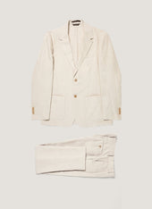 Men's Linen Two-Piece Suit in Sand