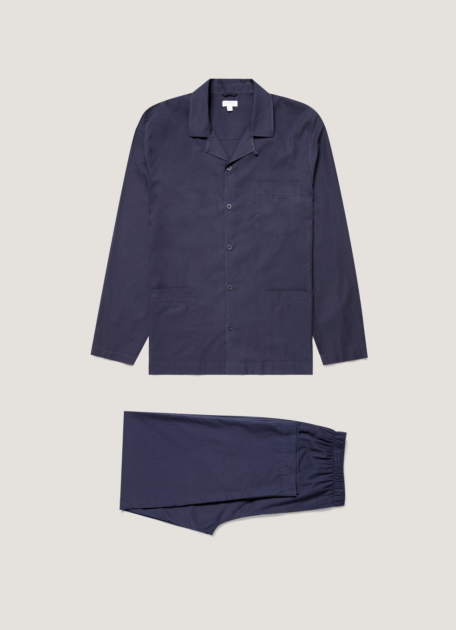 Men S Cotton Flannel Pyjama Set In