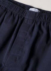 Men's Cotton Flannel Pyjama Set in Navy