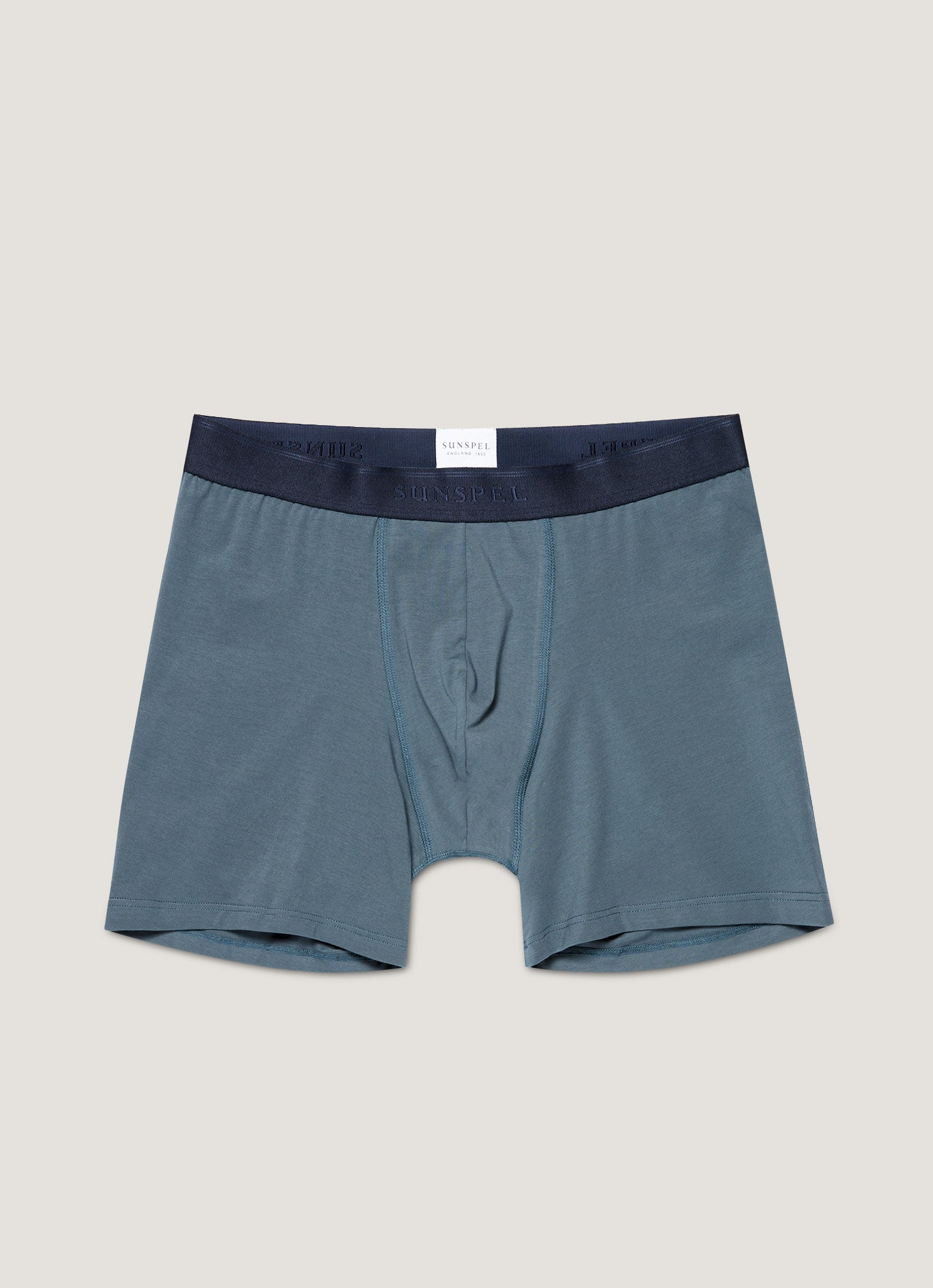 Men S Stretch Cotton Boxer Briefs In Dark Petrol