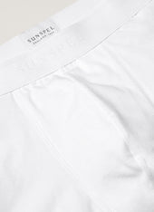 Men's Stretch Cotton Boxer Briefs in White