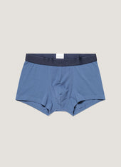 Men's Stretch Cotton Trunks in Atlantic Blue