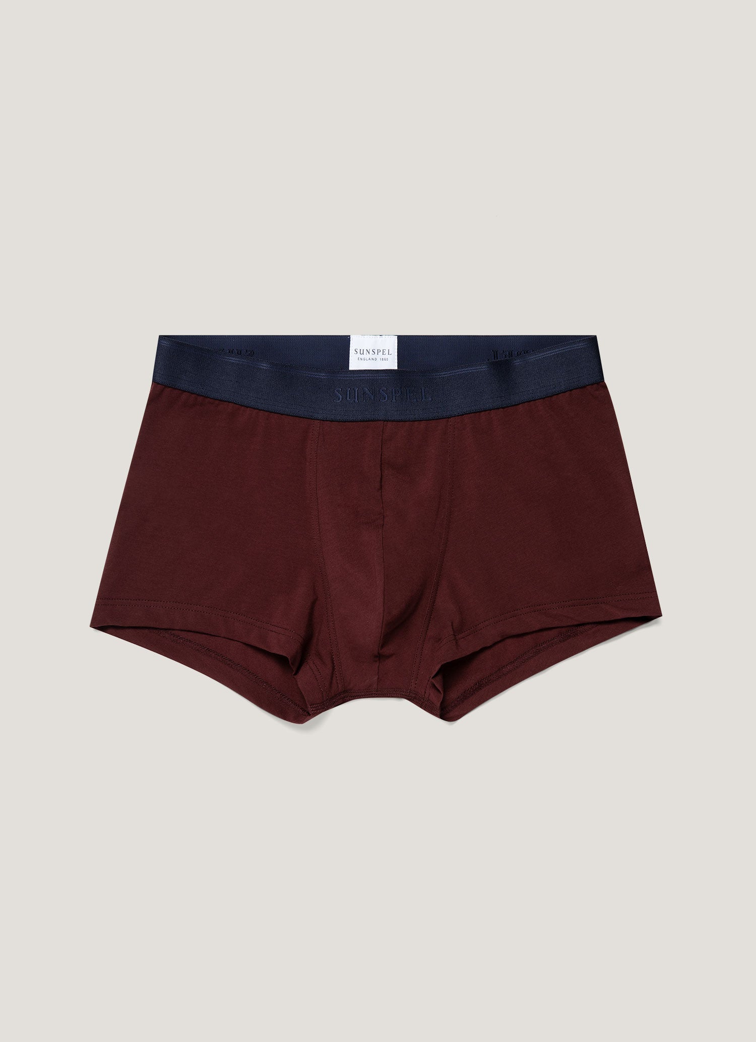 Men S Stretch Cotton Trunks In Maroon