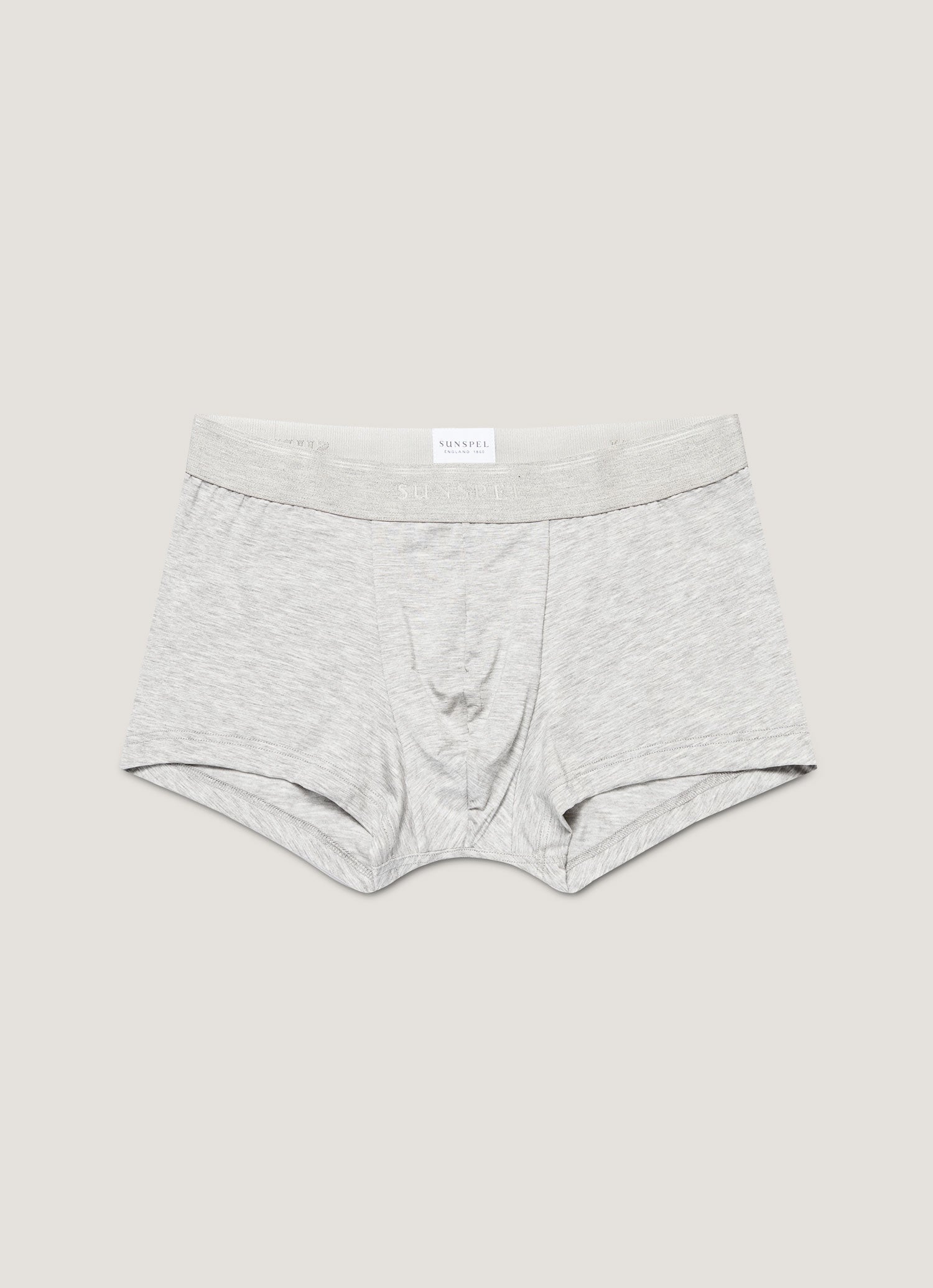 Men S Tencel Trunks In Grey Melange