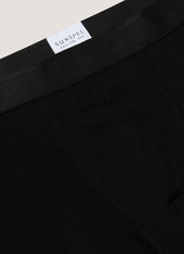Men's Stretch Cotton Trunks 3-Pack in Black