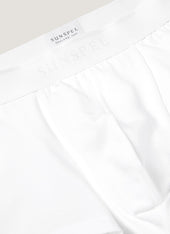 Men's Stretch Cotton Trunks 3-Pack in White
