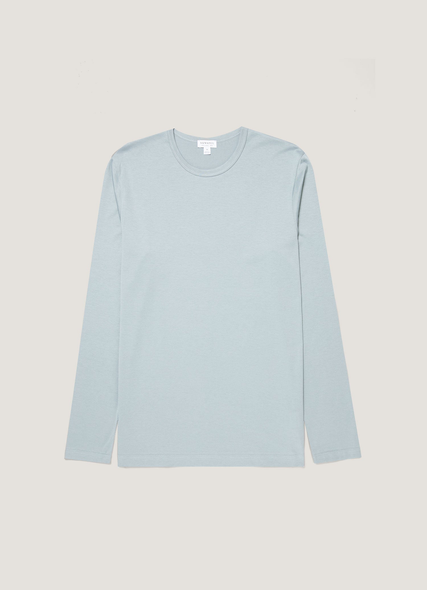 Men S Long Sleeve Classic T Shirt In Blue