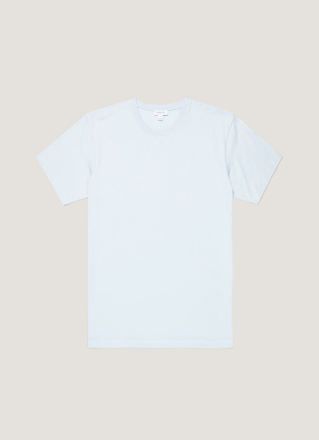 Men's Riviera Midweight T-shirt in Pastel Blue
