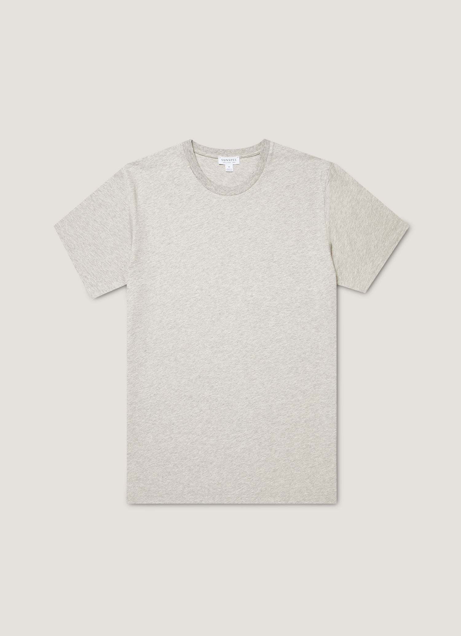 Men S Riviera Midweight T Shirt In Grey Melange