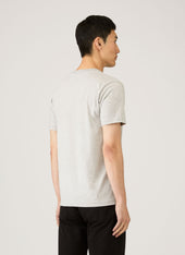 Men S Riviera Midweight T Shirt In Grey Melange
