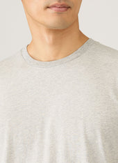 Men S Riviera Midweight T Shirt In Grey Melange