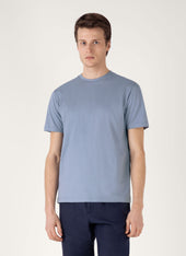 Men's Riviera Midweight T-shirt in Vintage Blue