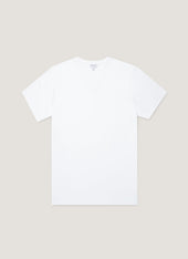 Men's Riviera Midweight V‑neck T-shirt in White