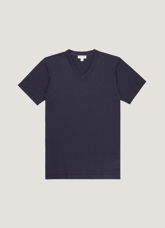 Men's Riviera V-neck T-shirt in Navy