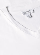 Men's Riviera V-neck T-shirt in White