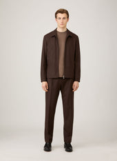 Men's Long Sleeve Heavyweight T-shirt in Bark