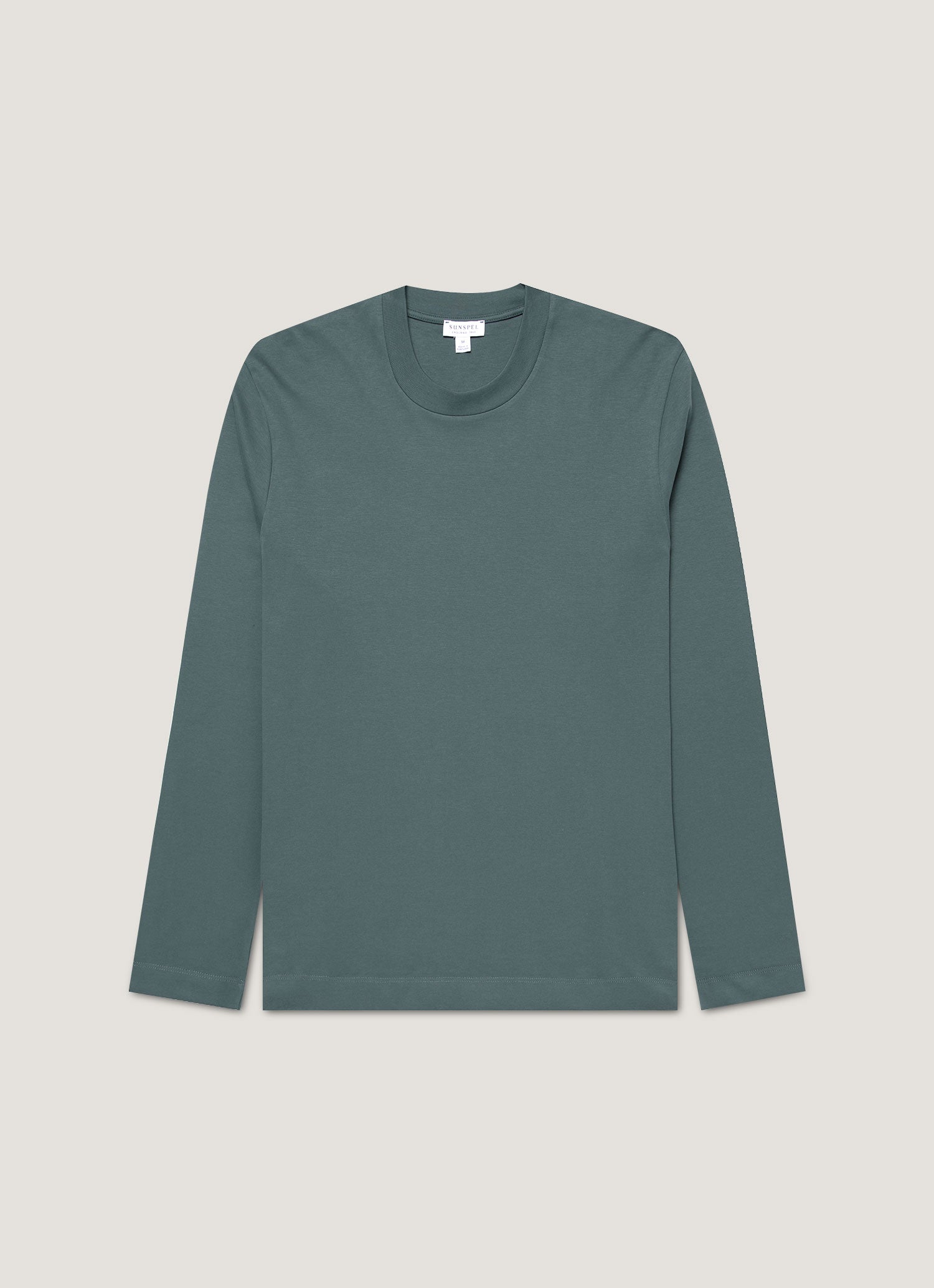 Men S Long Sleeve Heavyweight T Shirt In Dark Petrol