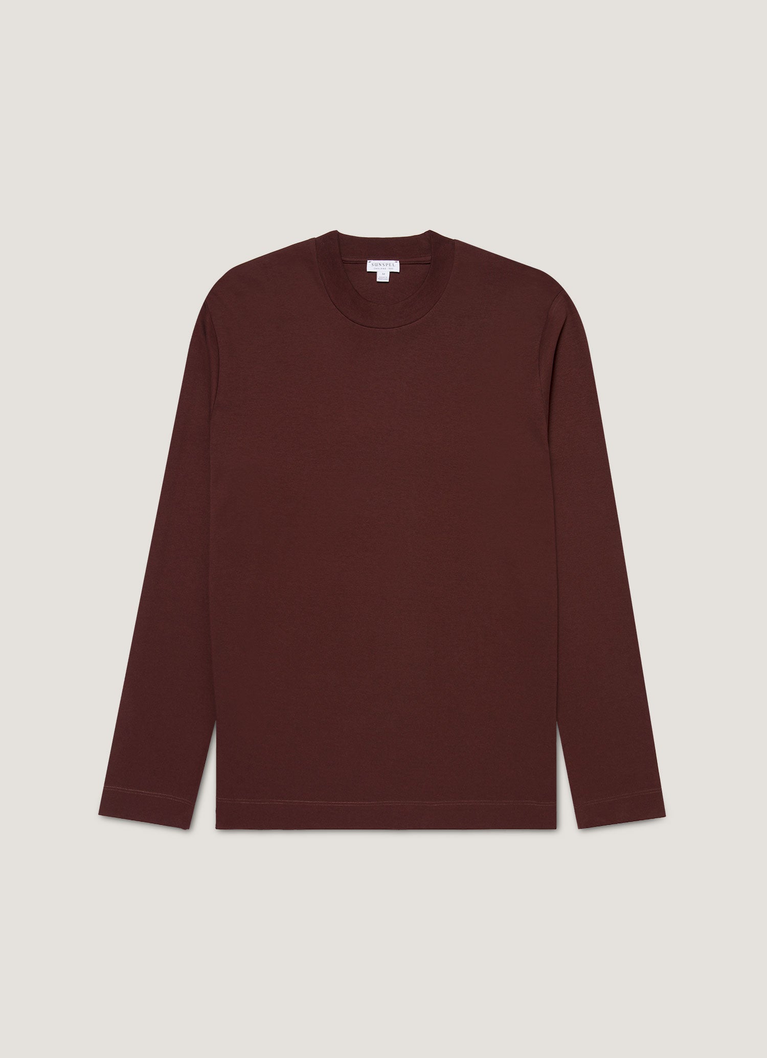 Men S Long Sleeve Heavyweight T Shirt In Bakelite