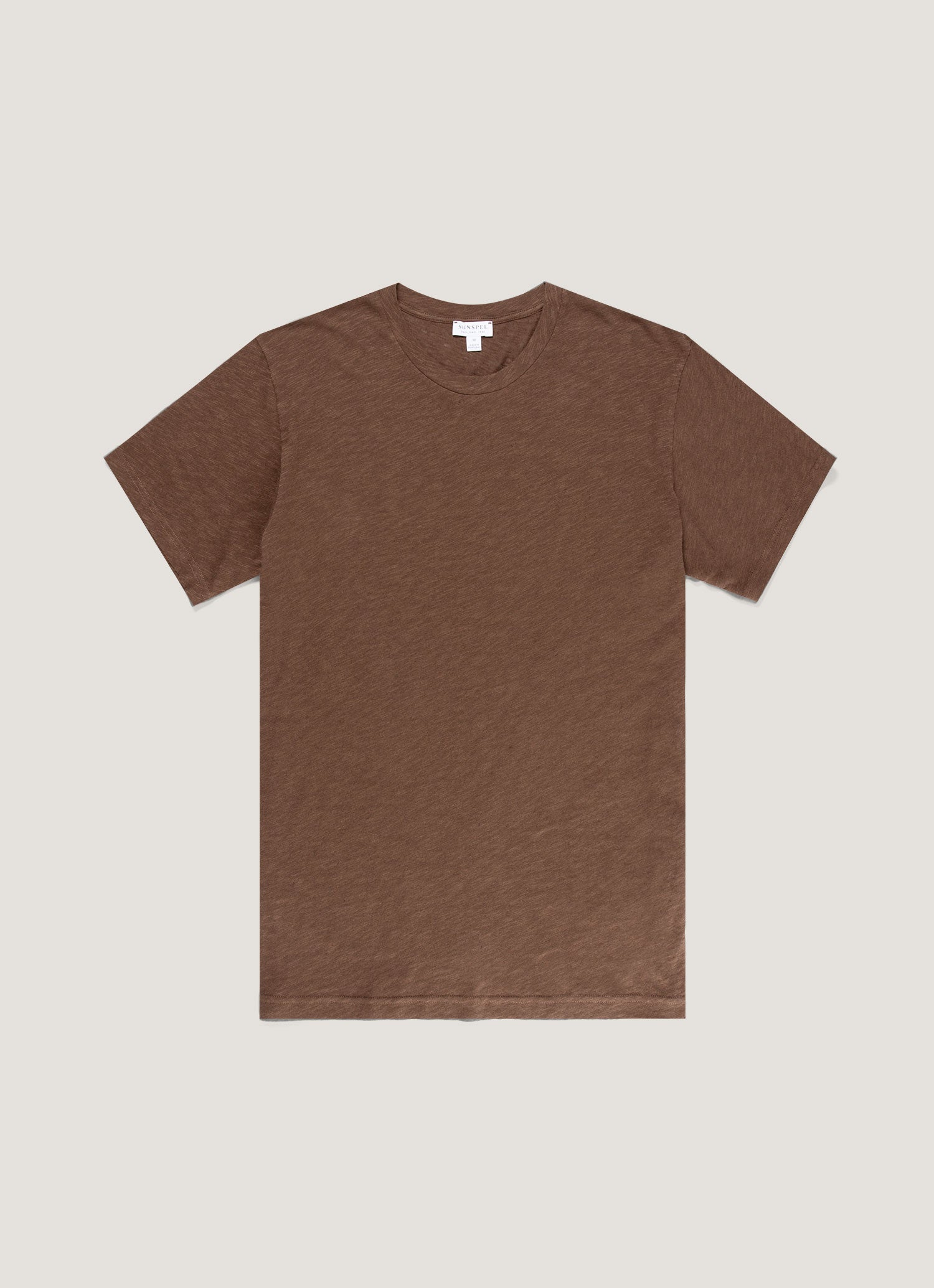 Men S Cotton Linen T Shirt In Dark