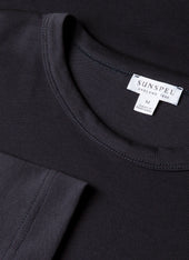 Men's Long Sleeve Heavyweight Jersey T-shirt in Navy