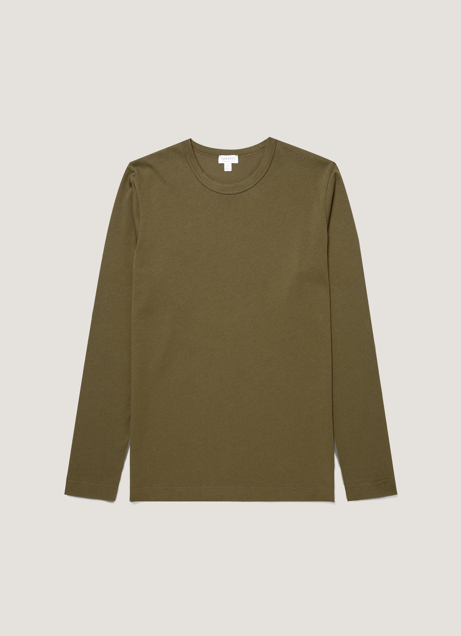 Men S Long Sleeve Heavyweight Jersey T Shirt In Deep