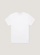 Men's Sea Island Cotton Underwear T-shirt in White