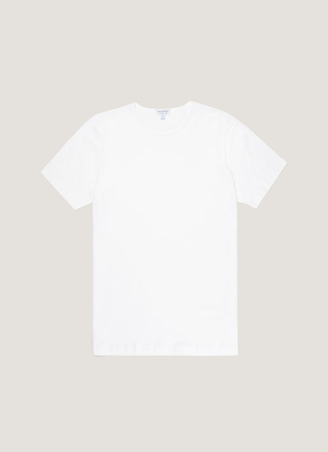 Men's Superfine Underwear T-shirt in White