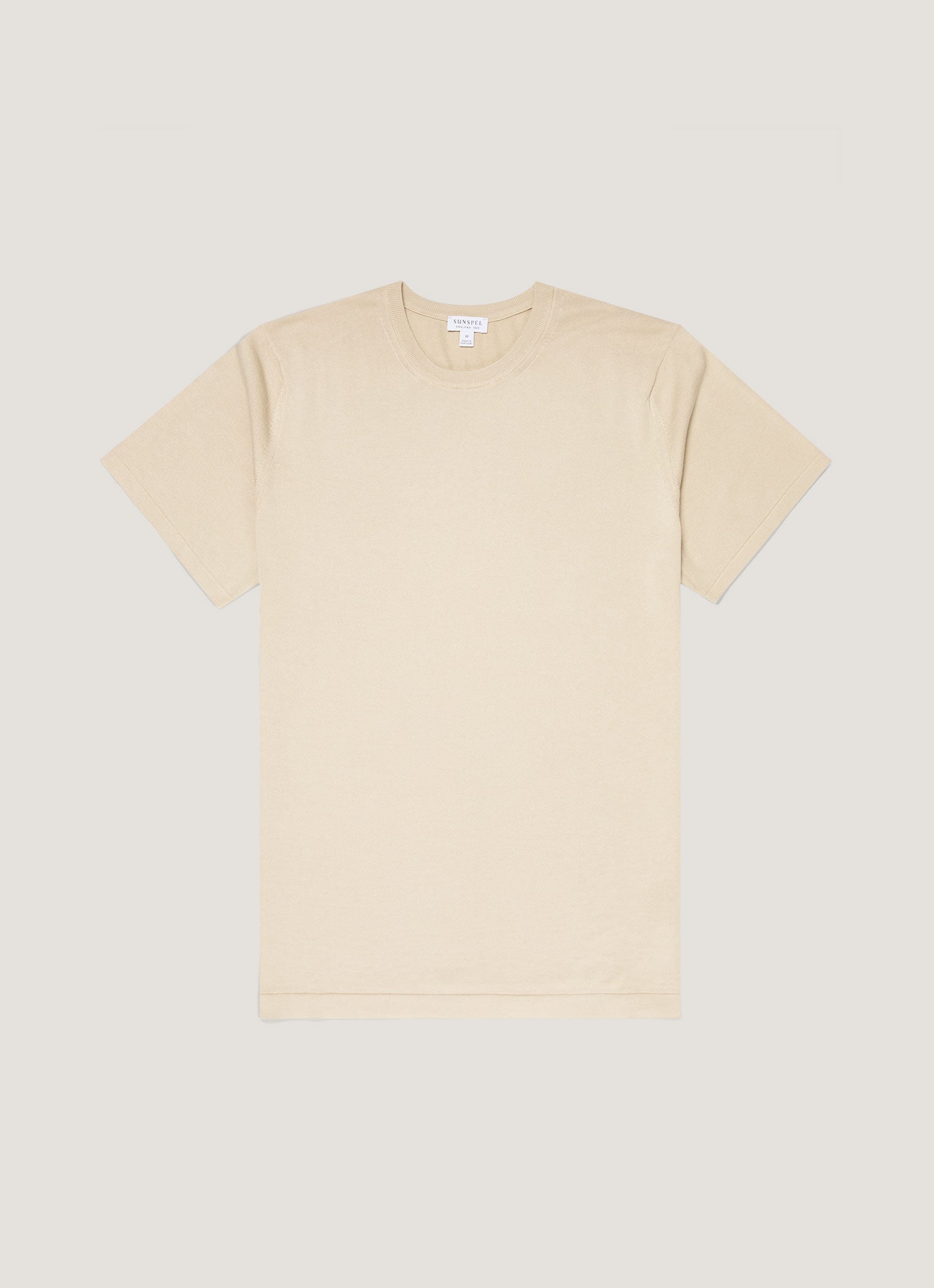Men S Sea Island Cotton Knit T Shirt In Hazelwood