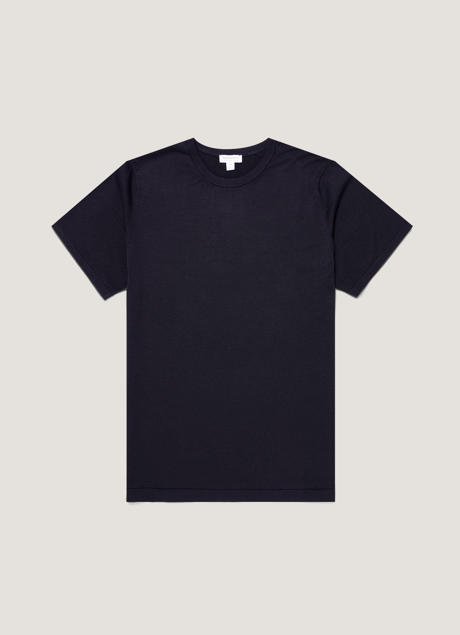 Men S Sea Island Cotton Knit T Shirt In Light