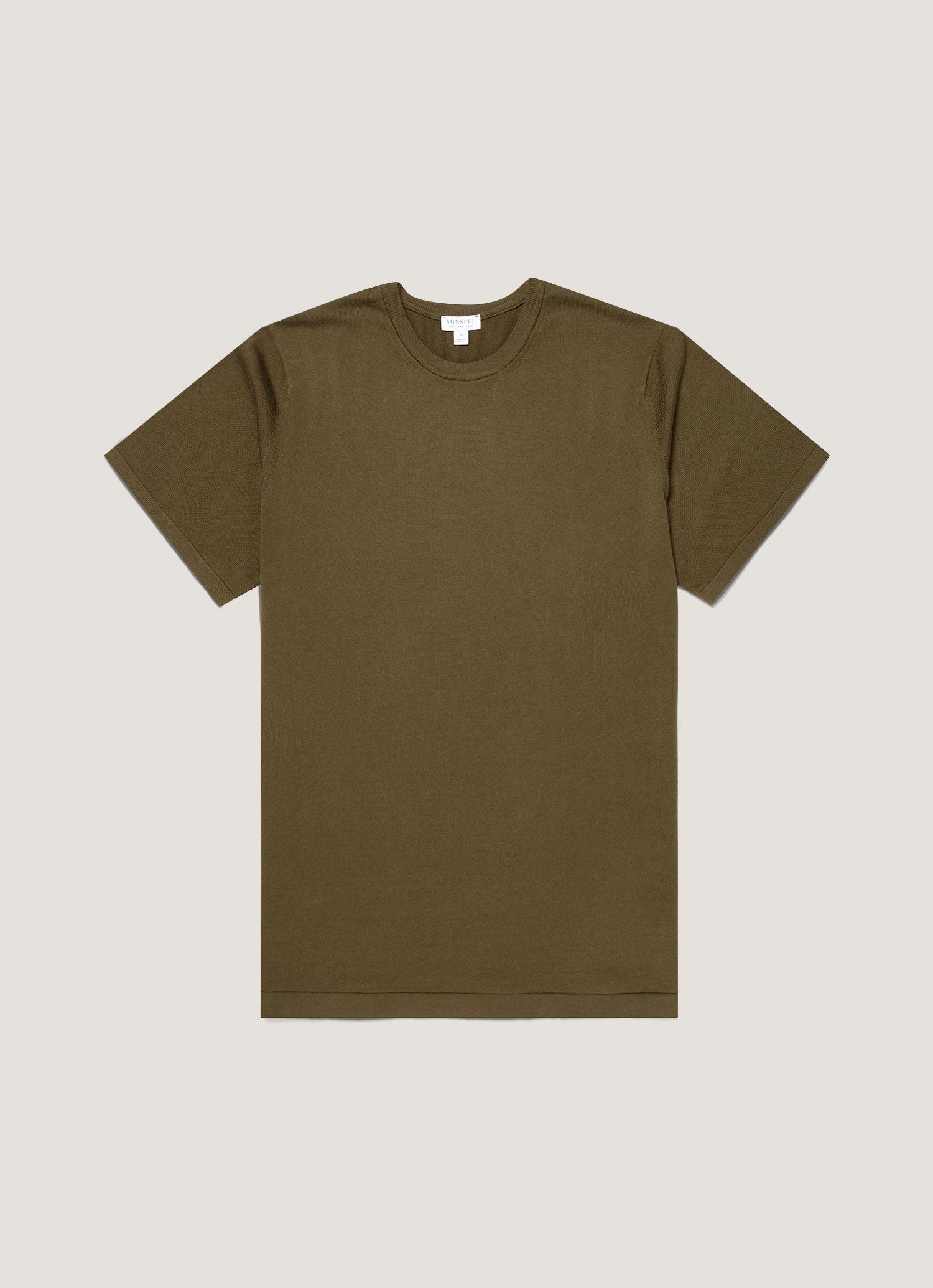 Men S Sea Island Cotton Knit T Shirt In Deep
