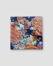 Multi paisley pocket square