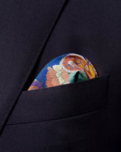 Multi paisley pocket square