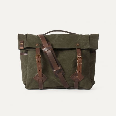 Gaston Musette Satchel Bag - Khaki US Stonewashed