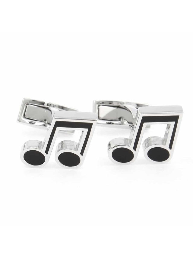 Music note cufflinks music hall
