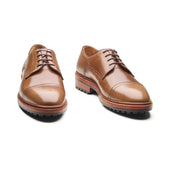 Junior Cap Toe Derby Shoe Natural Chromexcel Hand Welted New Age