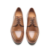 Junior Cap Toe Derby Shoe Natural Chromexcel Hand Welted New Age