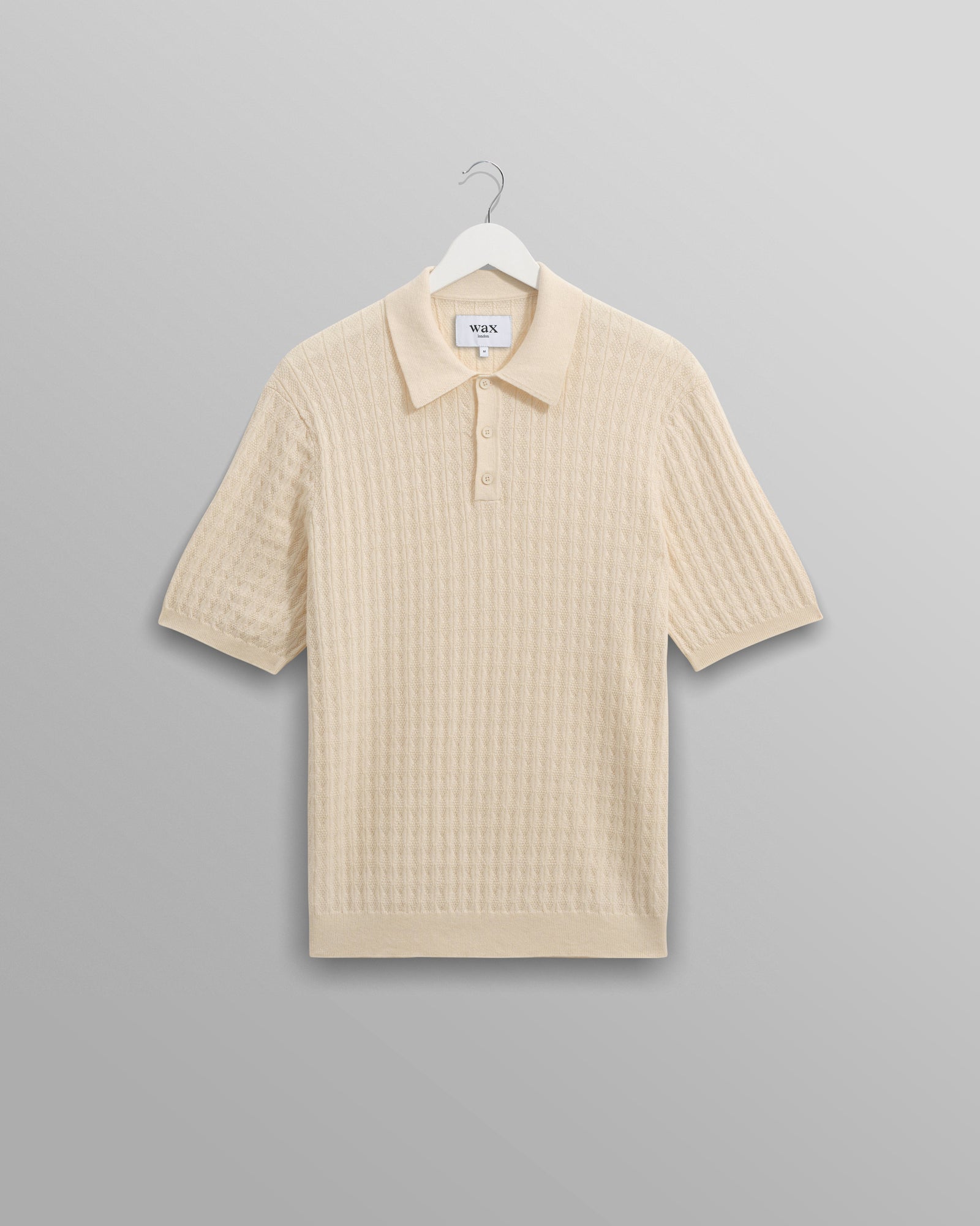 Naples Diamond Stripe Knitted Polo