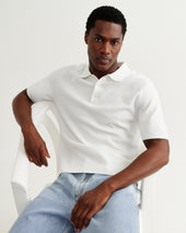 Naples Retro Diamond Knitted Polo
