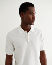Naples Retro Diamond Knitted Polo