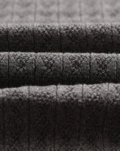 Naples Grey Marl Diamond Stripe Knitted Polo