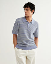 Naples Light Mini Geometric Knitted Polo