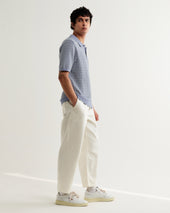 Naples Light Mini Geometric Knitted Polo
