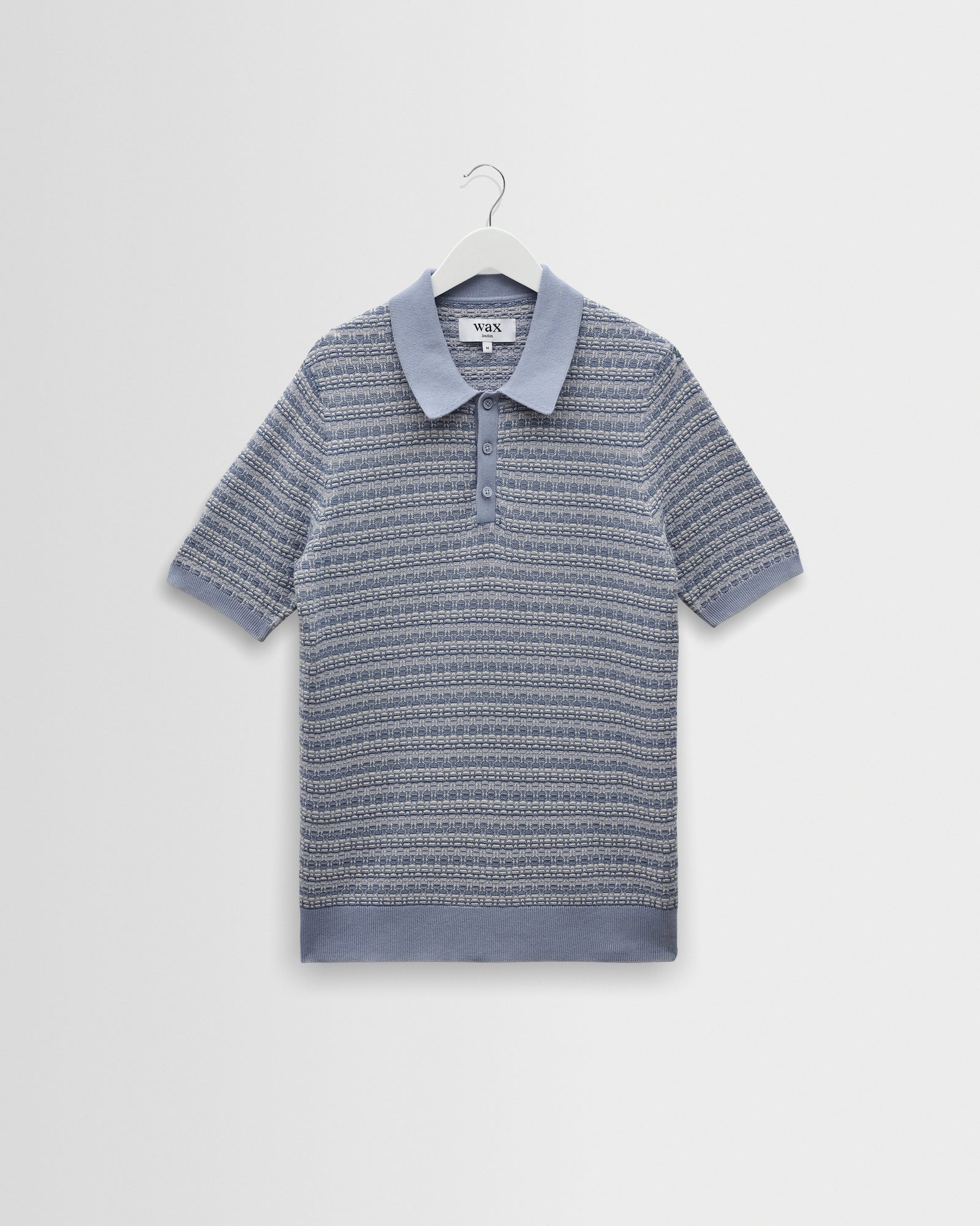 Naples Light Mini Geometric Knitted Polo